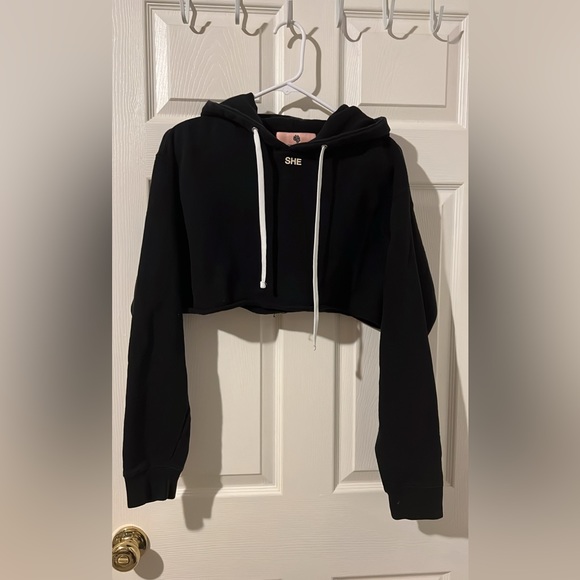 Darc Sport Crop Top Hoodie - Picture 1 of 4